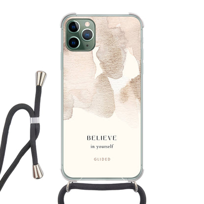 Believe in yourself - iPhone 11 Pro Max Handyhülle Crossbody case mit Band