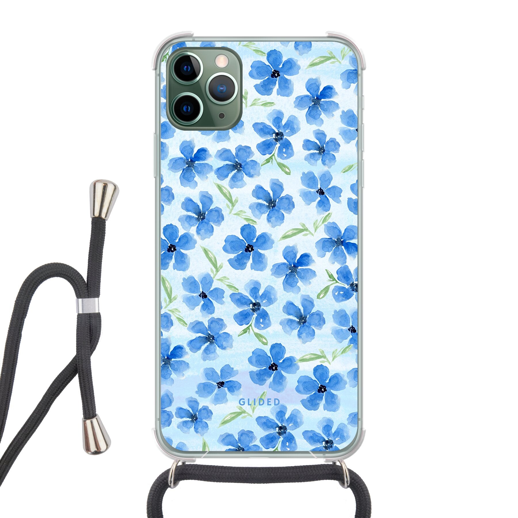 Ocean Blooms - iPhone 11 Pro Max Handyhülle Crossbody case mit Band