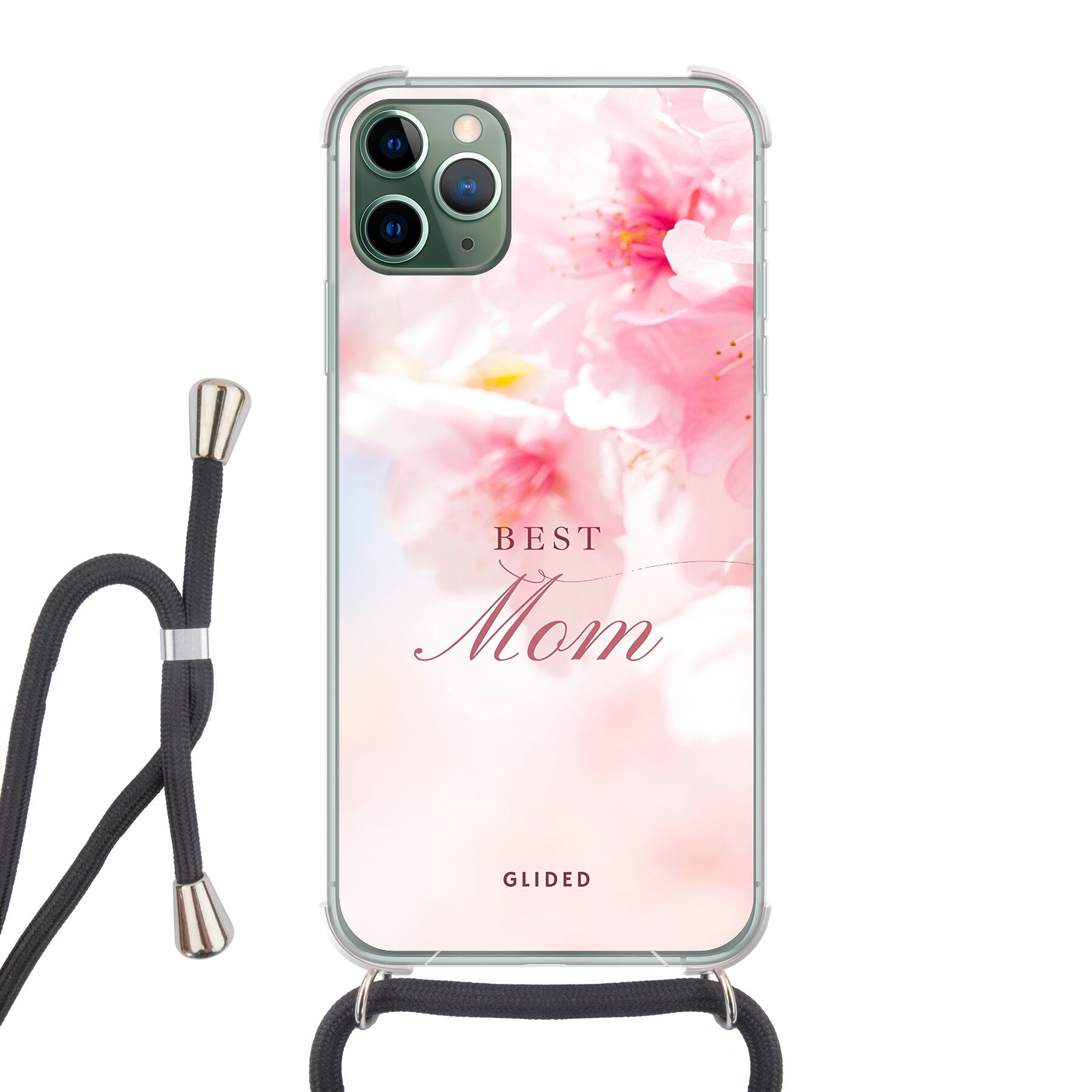 Flower Power - iPhone 11 Pro Max - Crossbody case mit Band