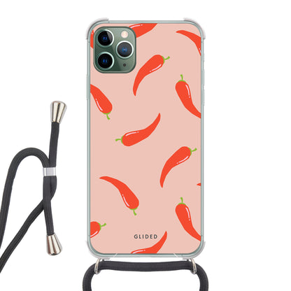 Spicy Chili - iPhone 11 Pro Max - Crossbody case mit Band