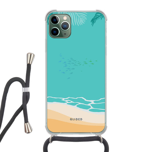Beachy - iPhone 11 Pro Max Handyhülle Crossbody case mit Band
