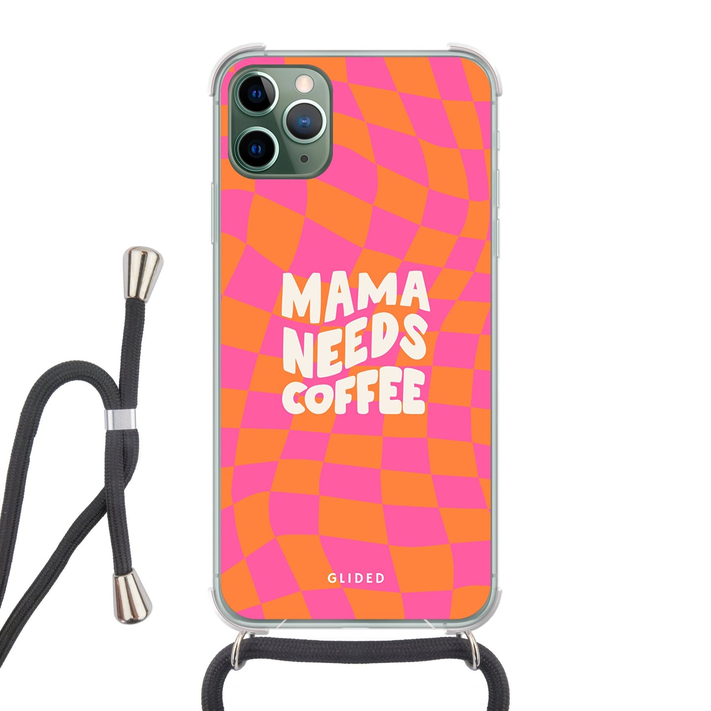 Coffee Mom - iPhone 11 Pro Max - Crossbody case mit Band