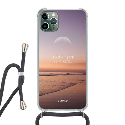 To the Moon - iPhone 11 Pro Max - Crossbody case mit Band