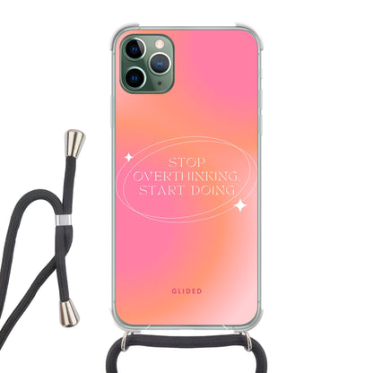 Start Doing - iPhone 11 Pro Max Handyhülle Crossbody case mit Band