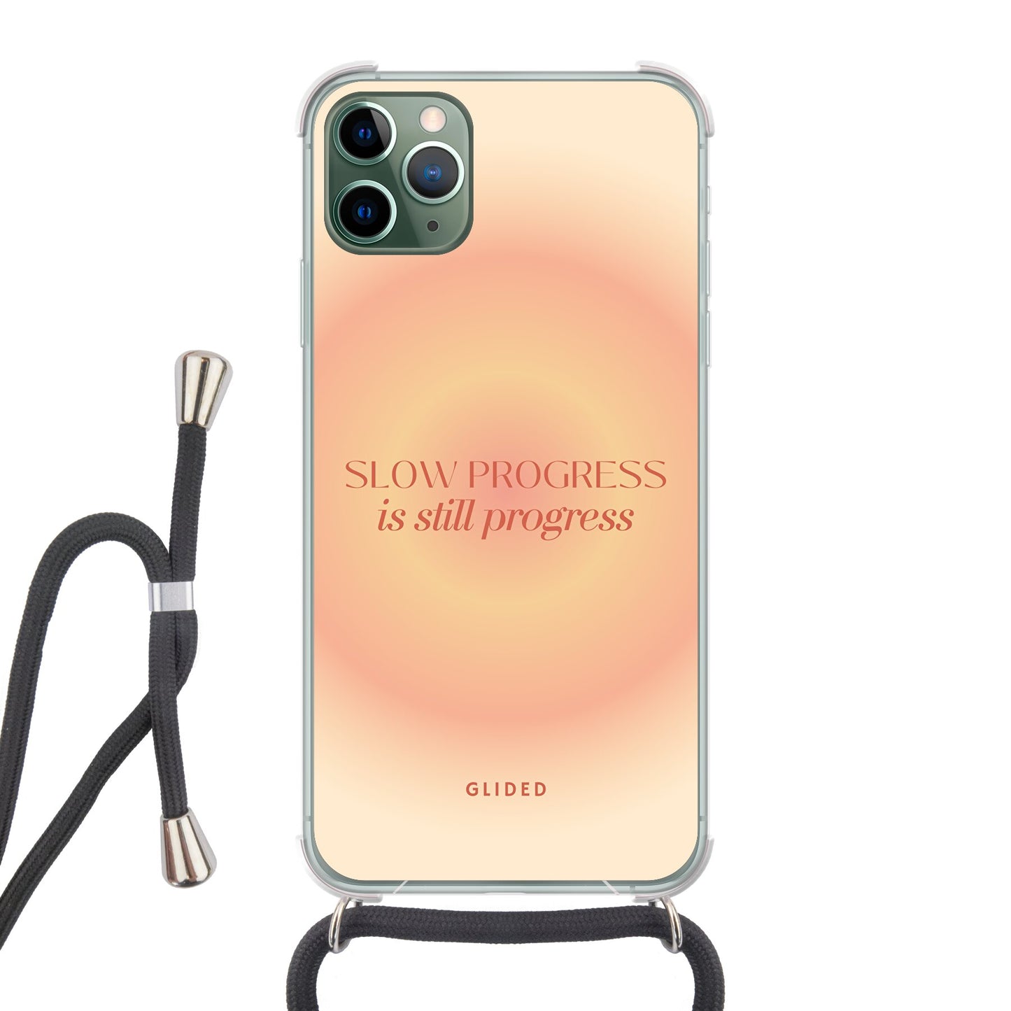 Progress - iPhone 11 Pro Max Handyhülle Crossbody case mit Band