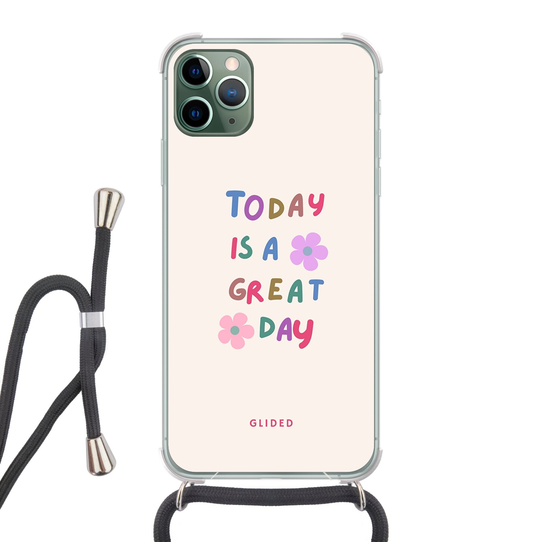 Great Day - iPhone 11 Pro Max Handyhülle Crossbody case mit Band