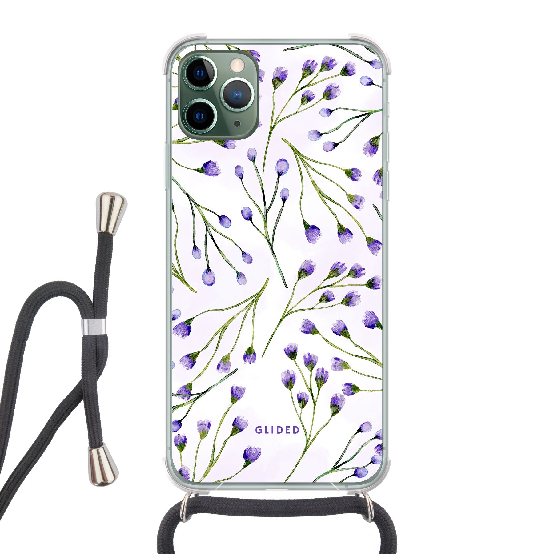 Violet Garden - iPhone 11 Pro Max Handyhülle Crossbody case mit Band