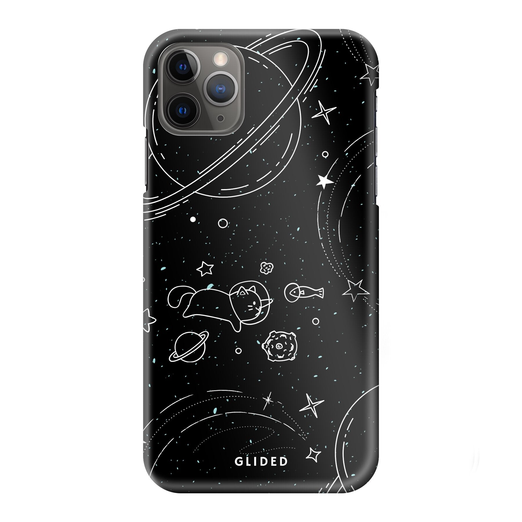 Cosmic Cat - iPhone 11 Pro Max Handyhülle Hard Case