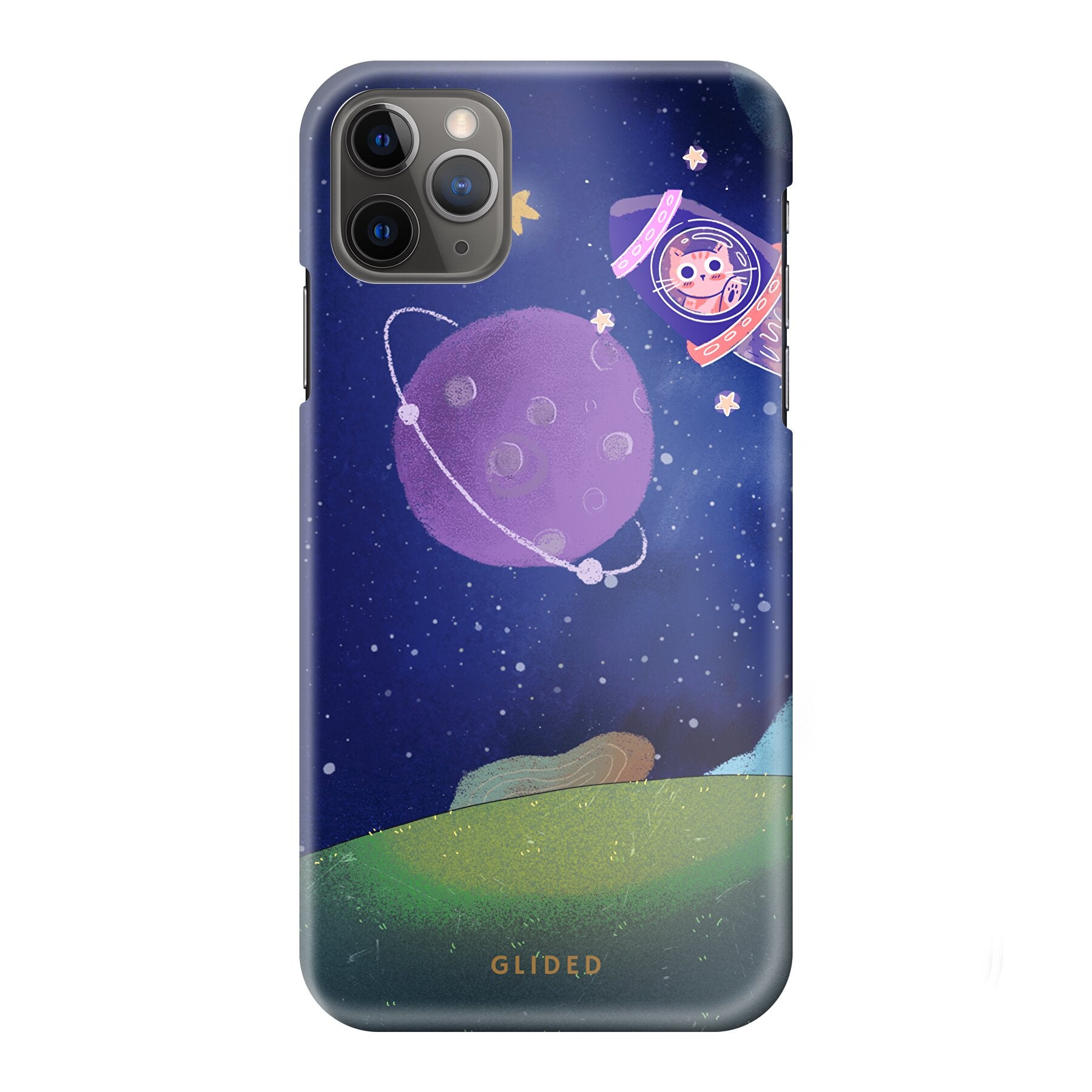 Galaxy Cat - iPhone 11 Pro Max Handyhülle Hard Case