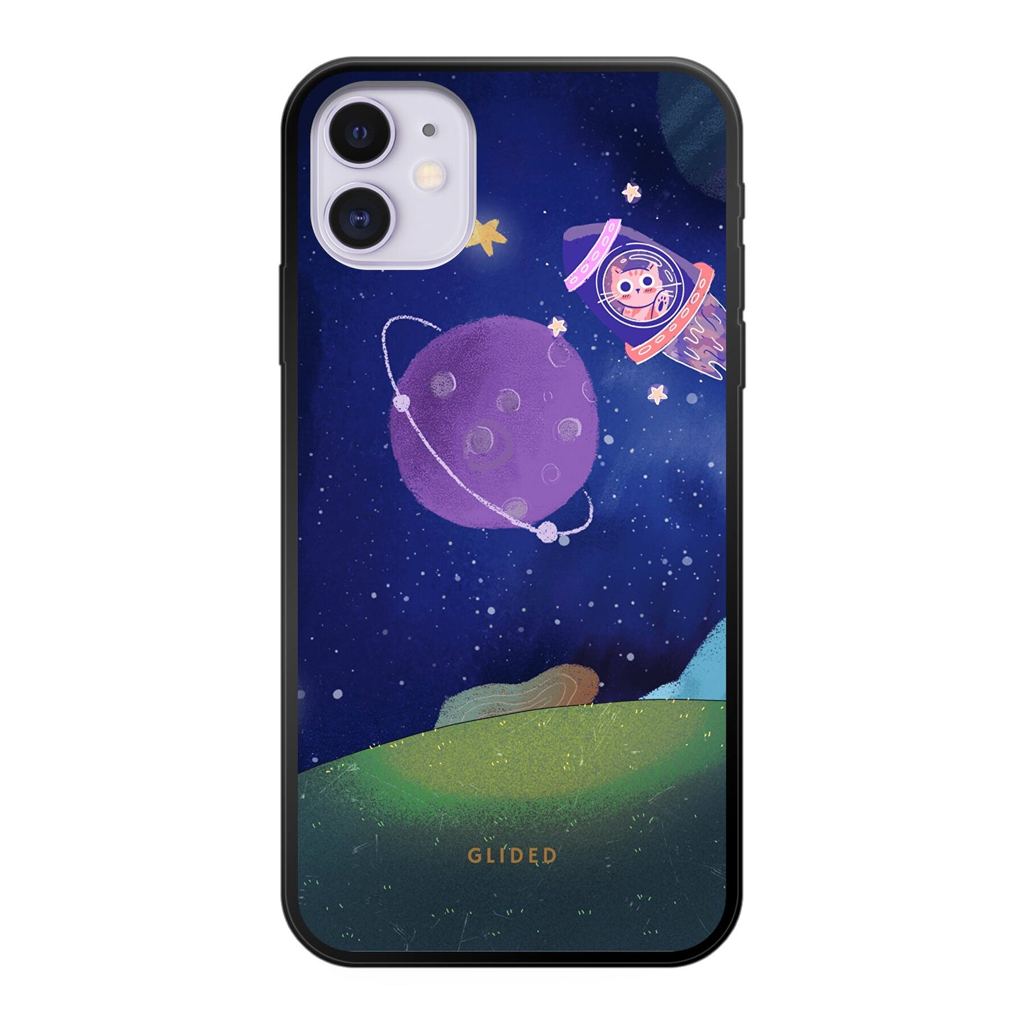 Galaxy Cat - iPhone 11 Handyhülle Soft case