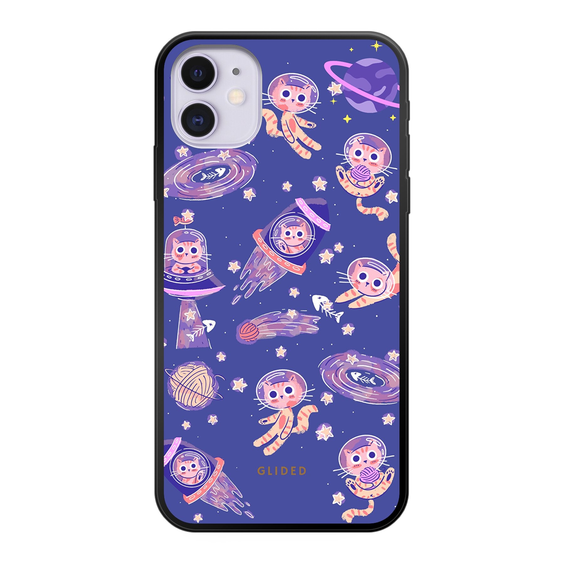 Space Cat - iPhone 11 Handyhülle Soft case