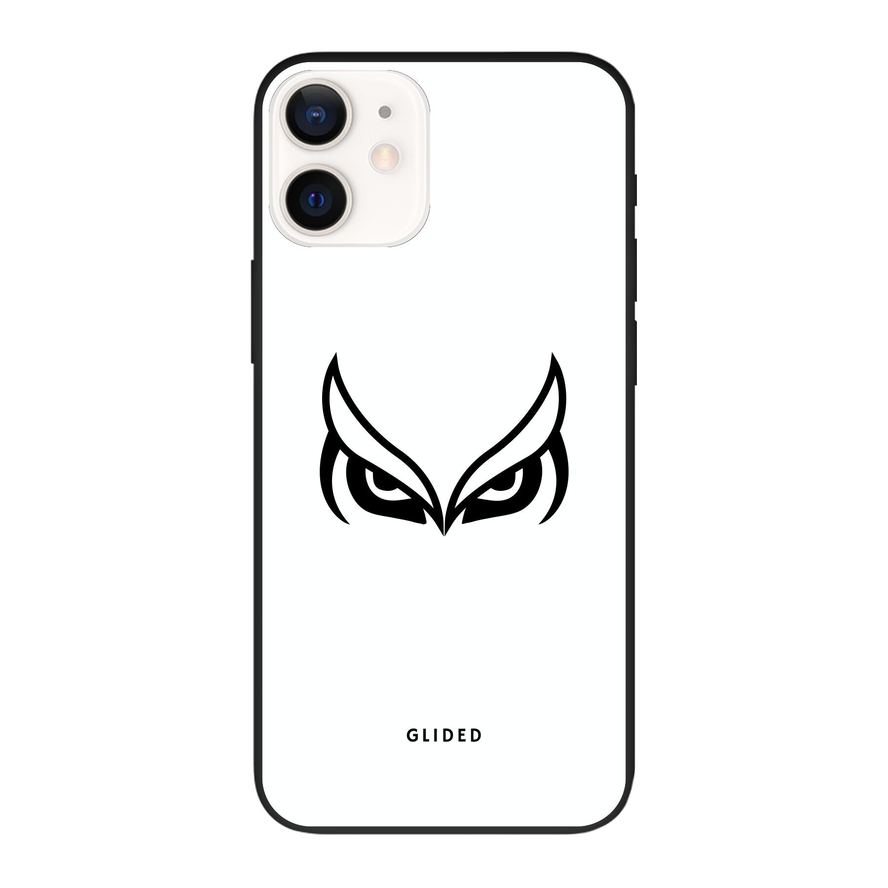 White Owl - iPhone 12 Handyhülle Biologisch Abbaubar