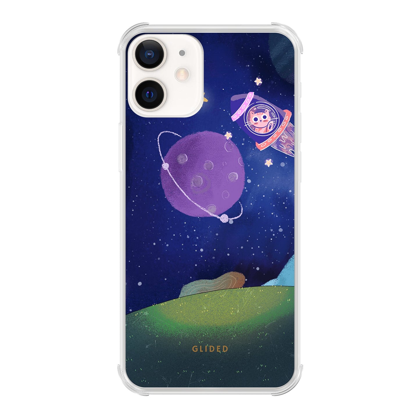 Galaxy Cat - iPhone 12 Handyhülle Bumper case