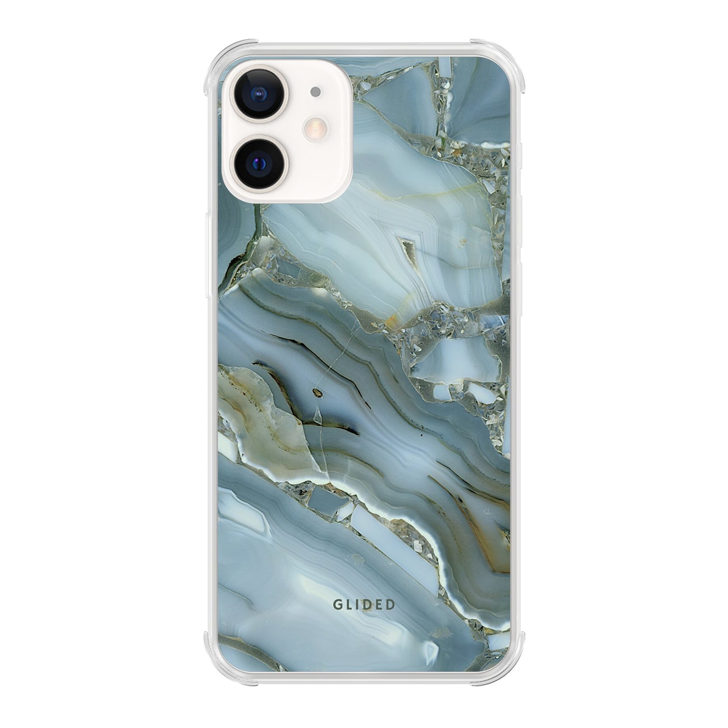 Green Marble - iPhone 12 Handyhülle Bumper case