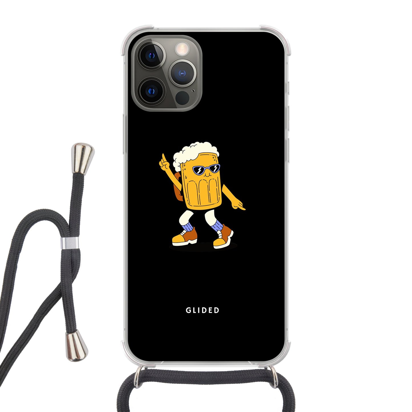 Brew Dance - iPhone 12 - Crossbody case mit Band