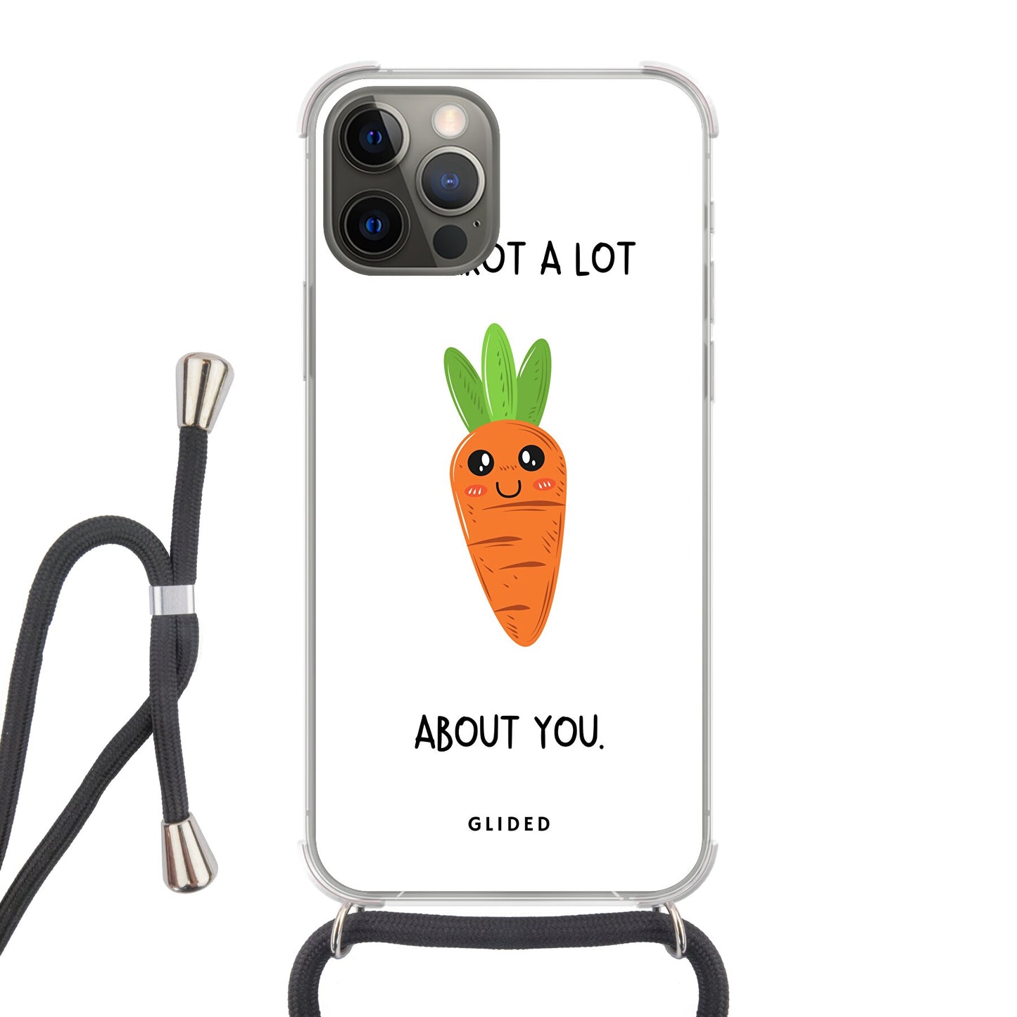 Lots Carrots - iPhone 12 - Crossbody case mit Band