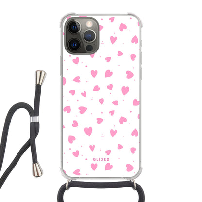 Infinite Love - iPhone 12 Handyhülle Crossbody case mit Band