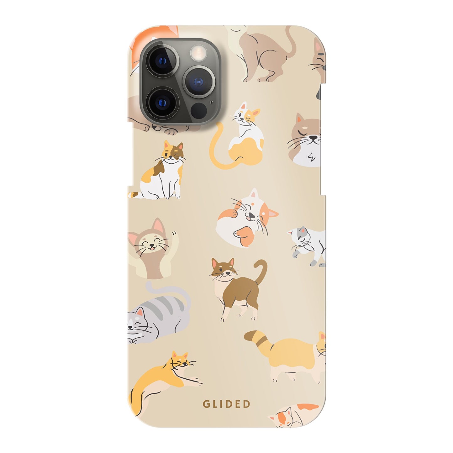 Meow - iPhone 12 Handyhülle Hard Case