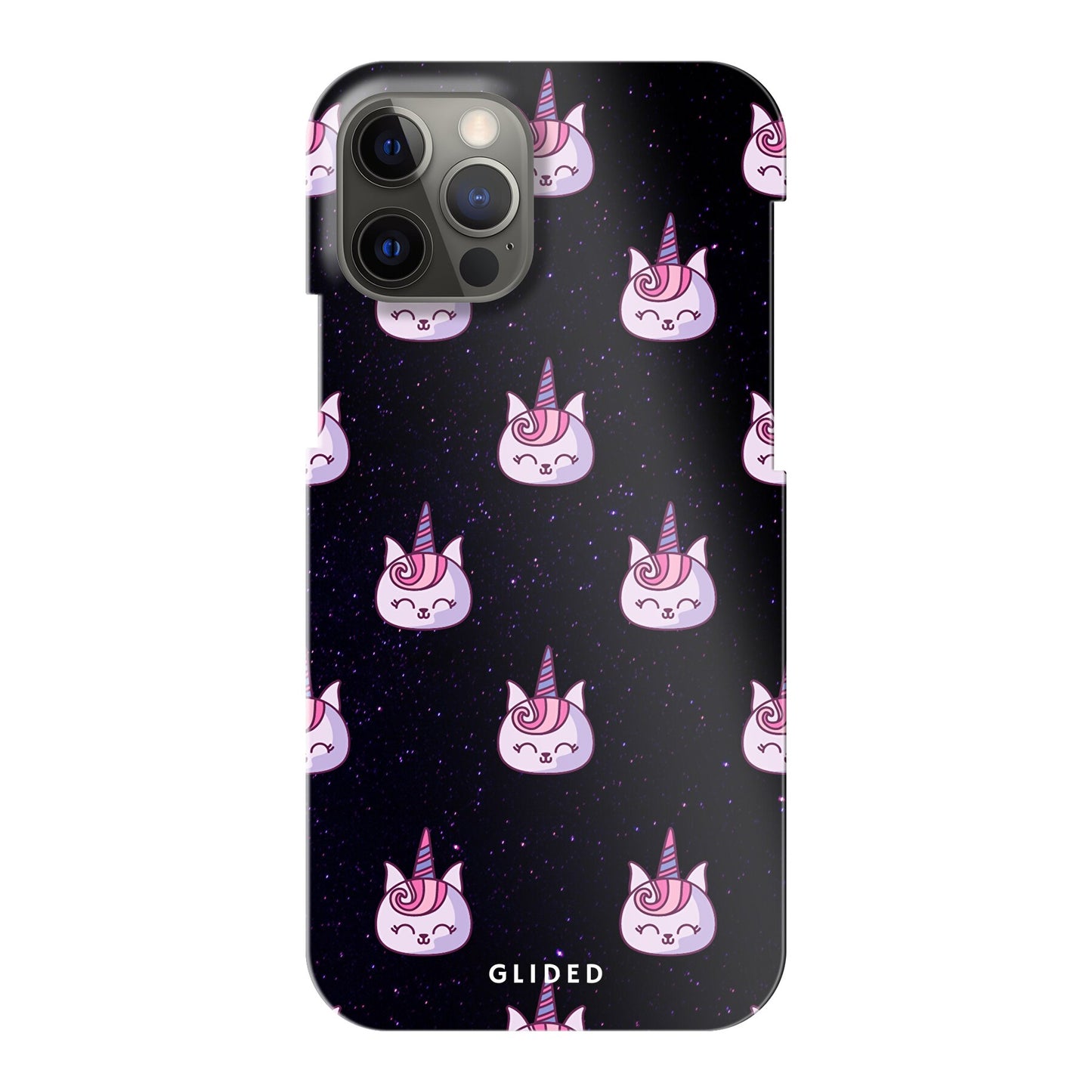 Unicorn Meow - iPhone 12 Handyhülle Hard Case