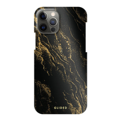 Black Marble - iPhone 12 Handyhülle Hard Case