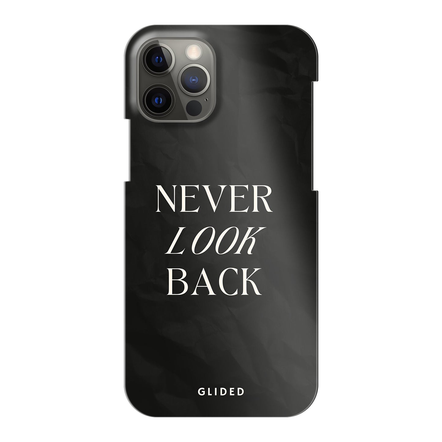 Never Back - iPhone 12 Handyhülle Hard Case
