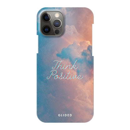 Think positive - iPhone 12 Handyhülle Hard Case