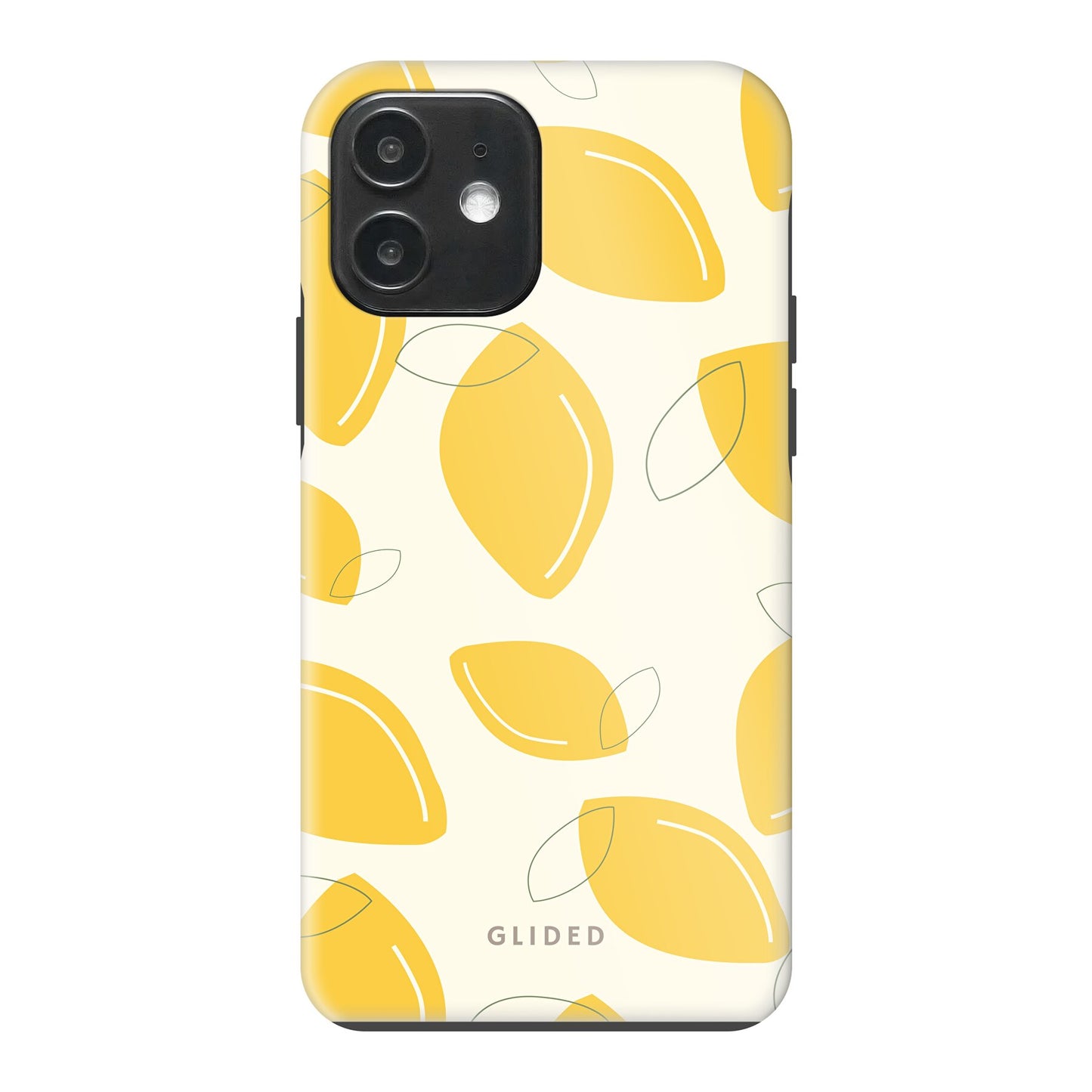 Abstract Lemon - iPhone 12 - MagSafe Tough case