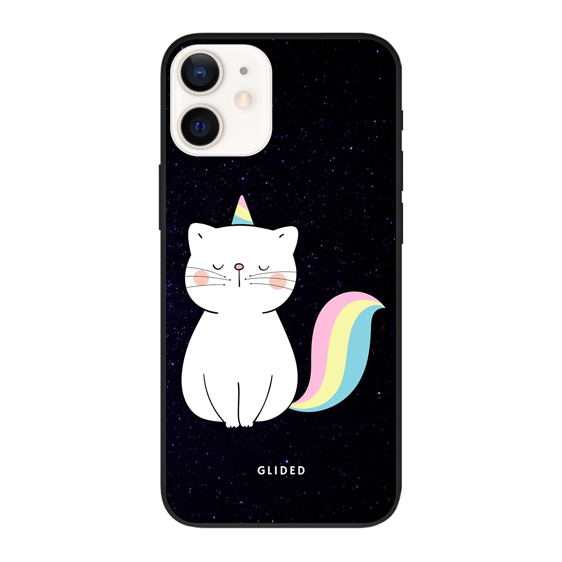 Unicorn Cat - iPhone 12 Pro Handyhülle Biologisch Abbaubar