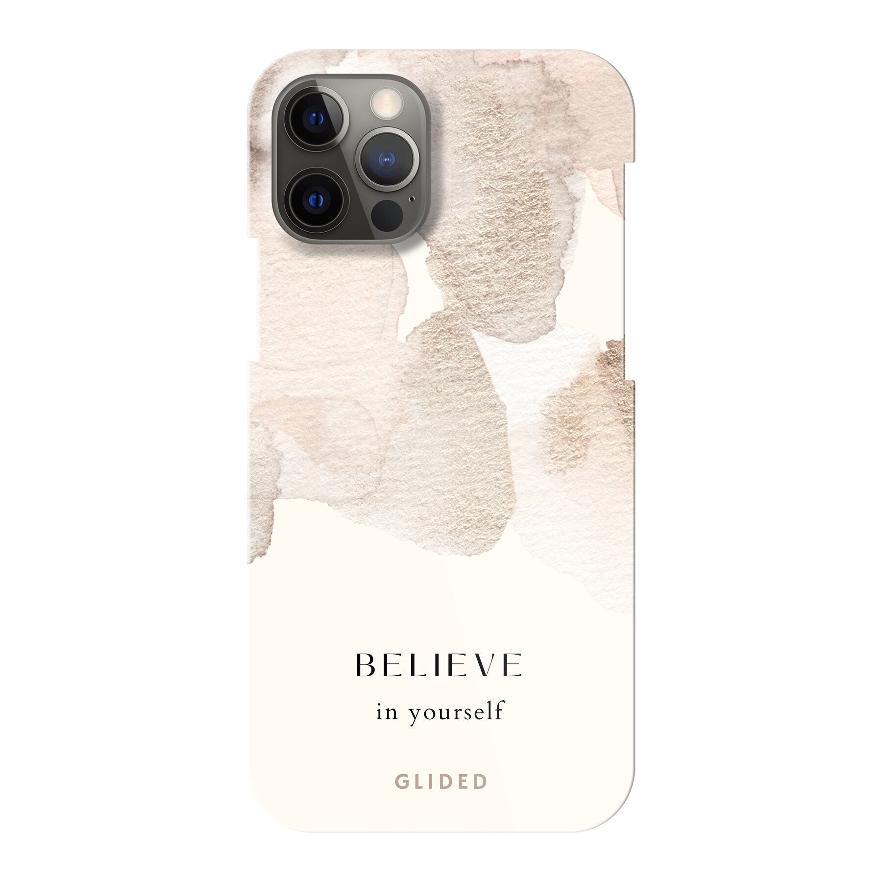 Believe in yourself - iPhone 12 Pro Handyhülle Hard Case