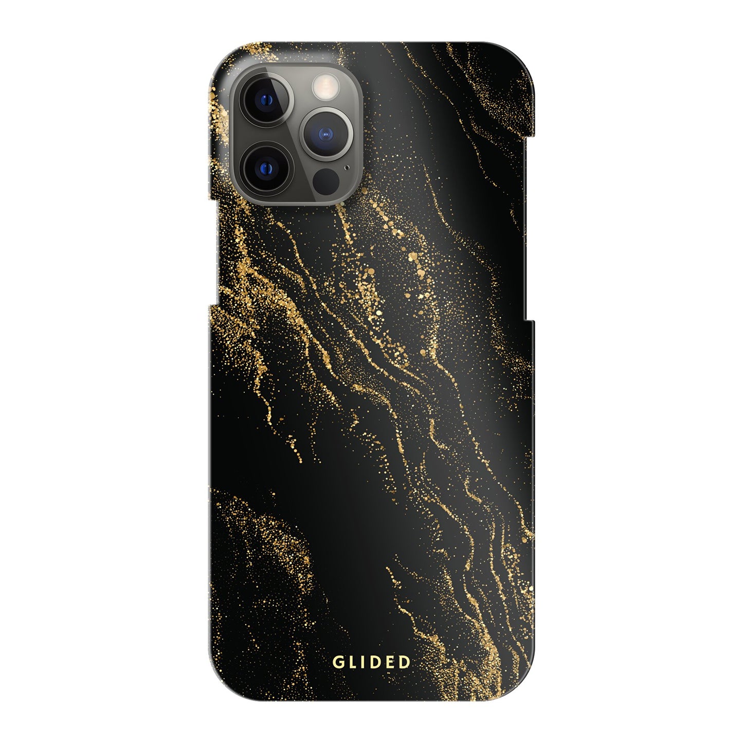 Black Marble - iPhone 12 Pro Handyhülle Hard Case