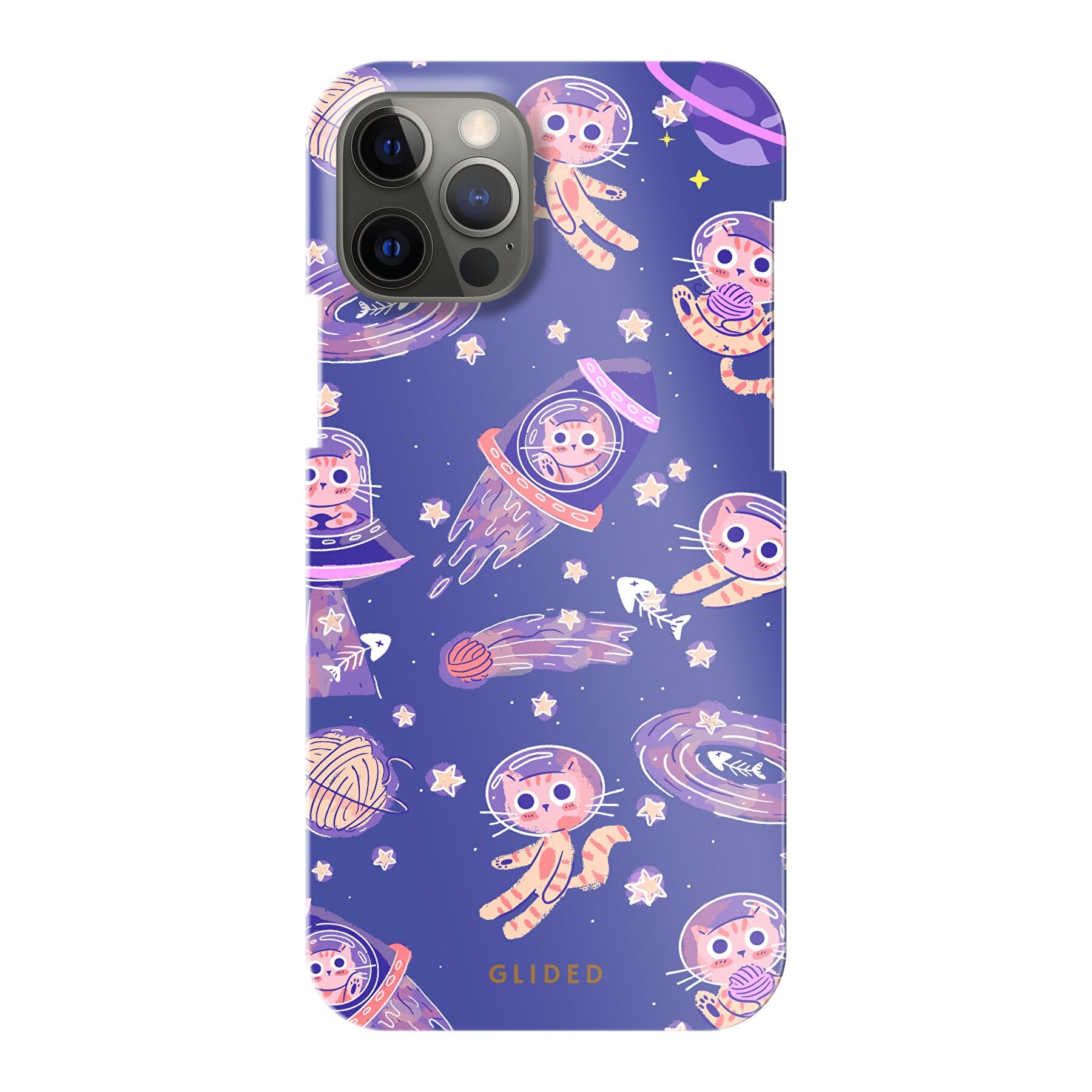 Space Cat - iPhone 12 Pro Handyhülle Hard Case