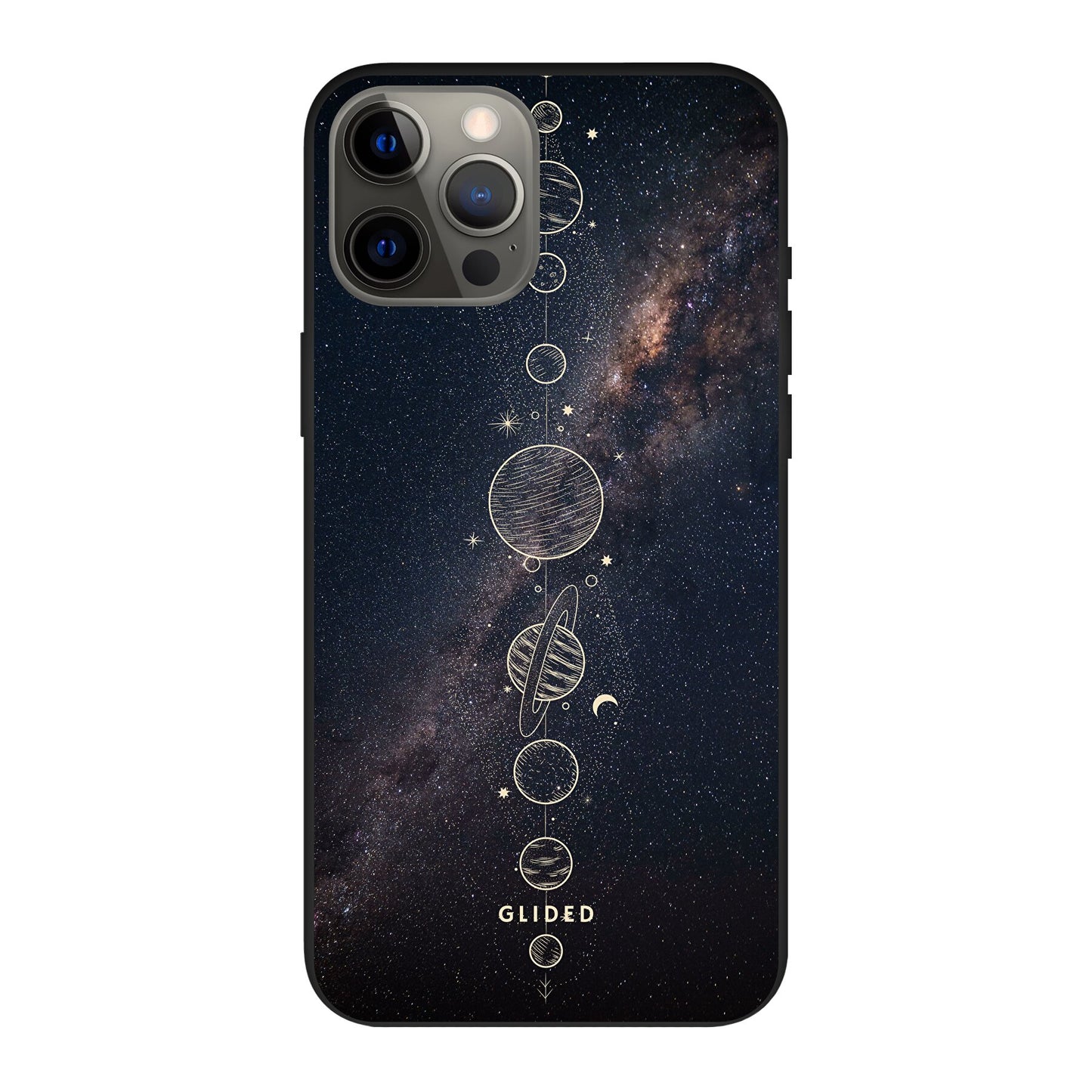 Planets - iPhone 12 Pro Max Handyhülle Biologisch Abbaubar