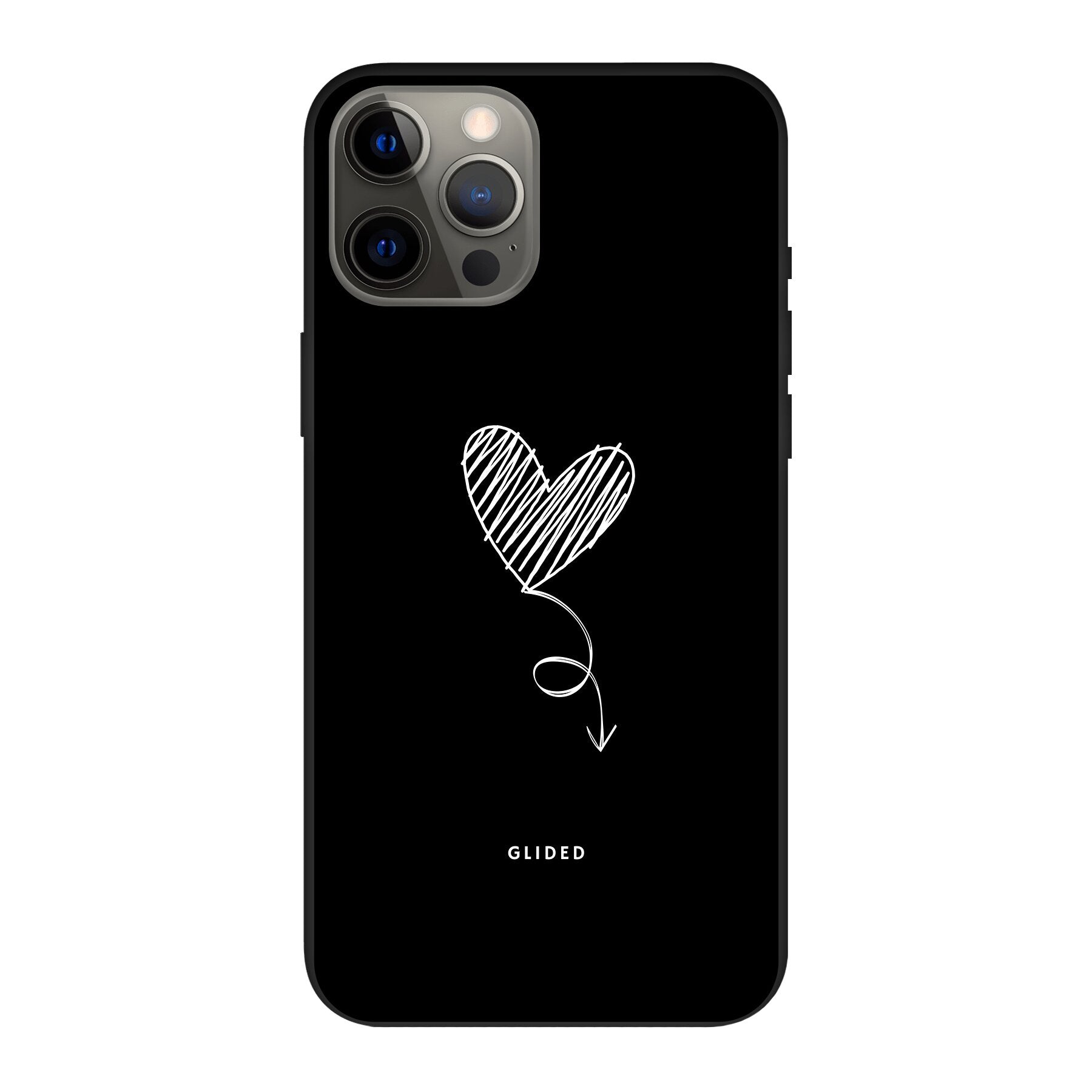 Dark Heart - iPhone 12 Pro Max Handyhülle Biologisch Abbaubar