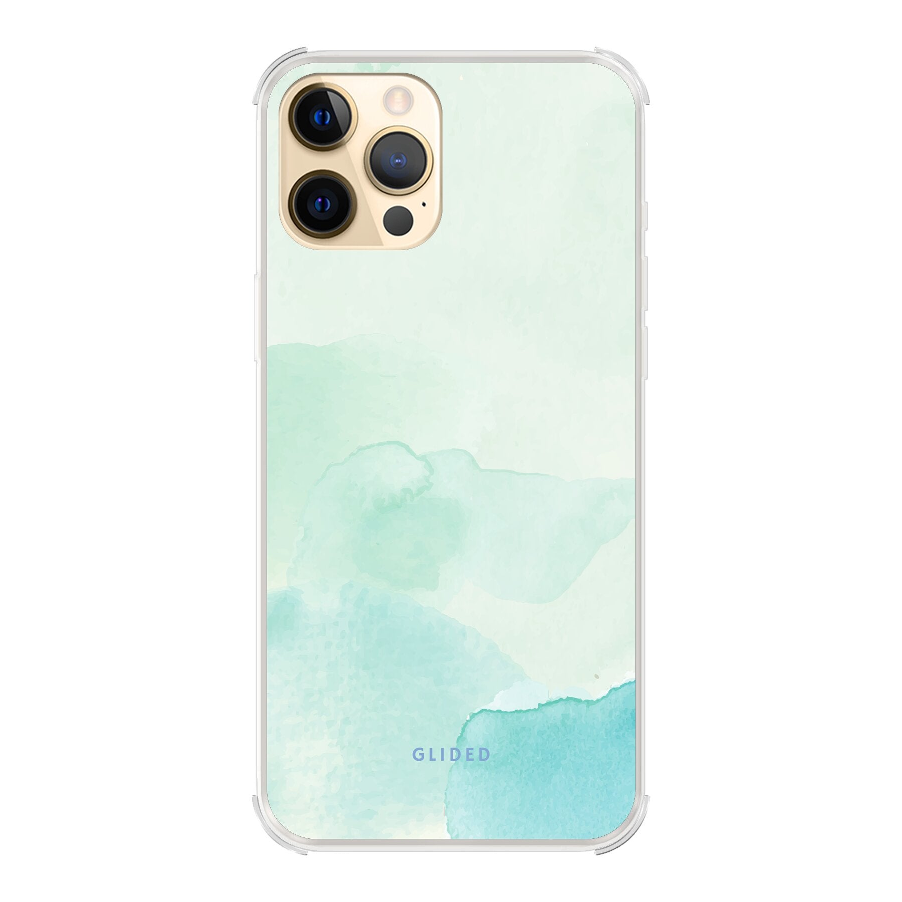 Turquoise Art - iPhone 12 Pro Max Handyhülle Bumper case