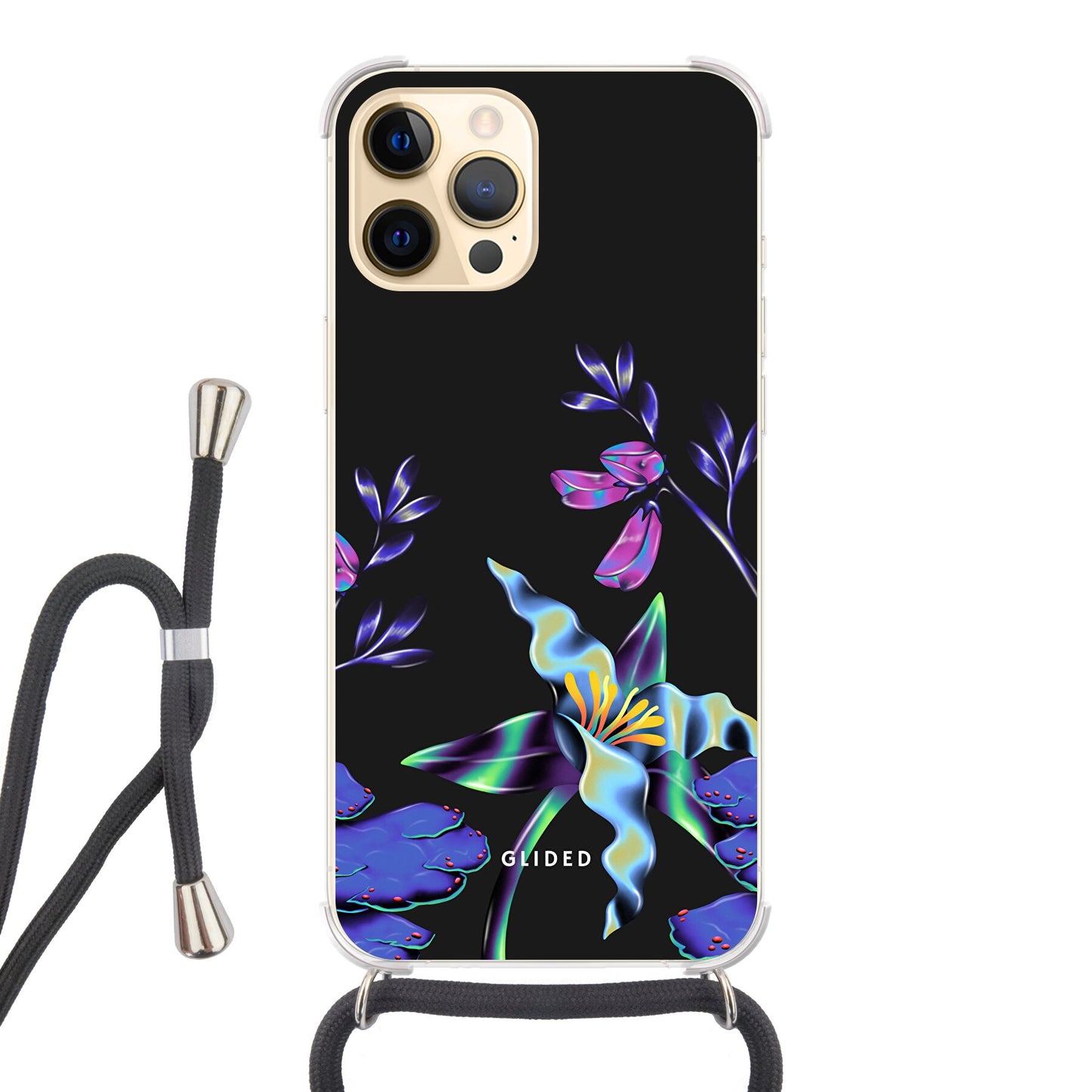 Special Flower - iPhone 12 Pro Max Handyhülle Crossbody case mit Band