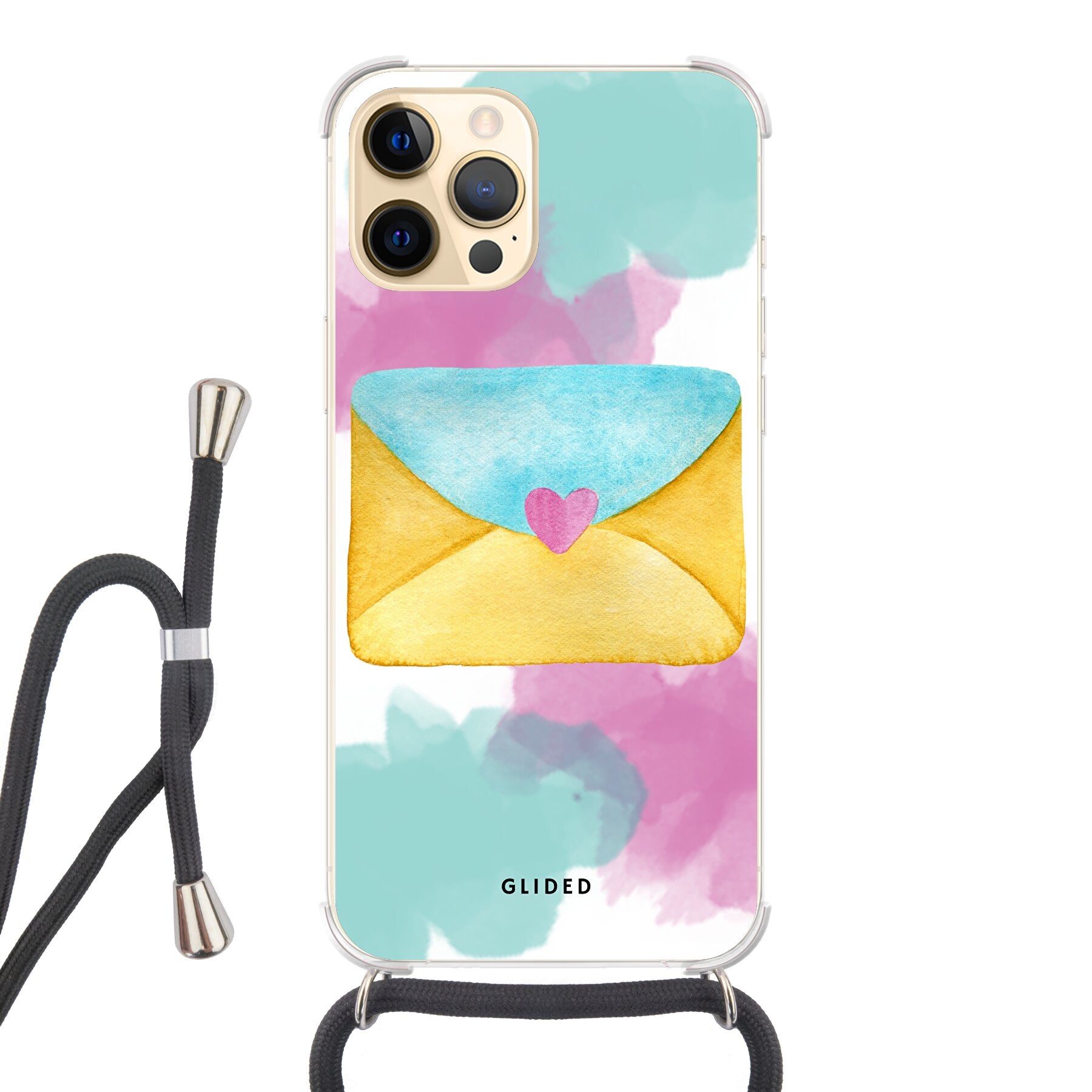 Envelope - iPhone 12 Pro Max - Crossbody case mit Band