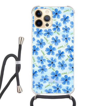 Ocean Blooms - iPhone 12 Pro Max Handyhülle Crossbody case mit Band
