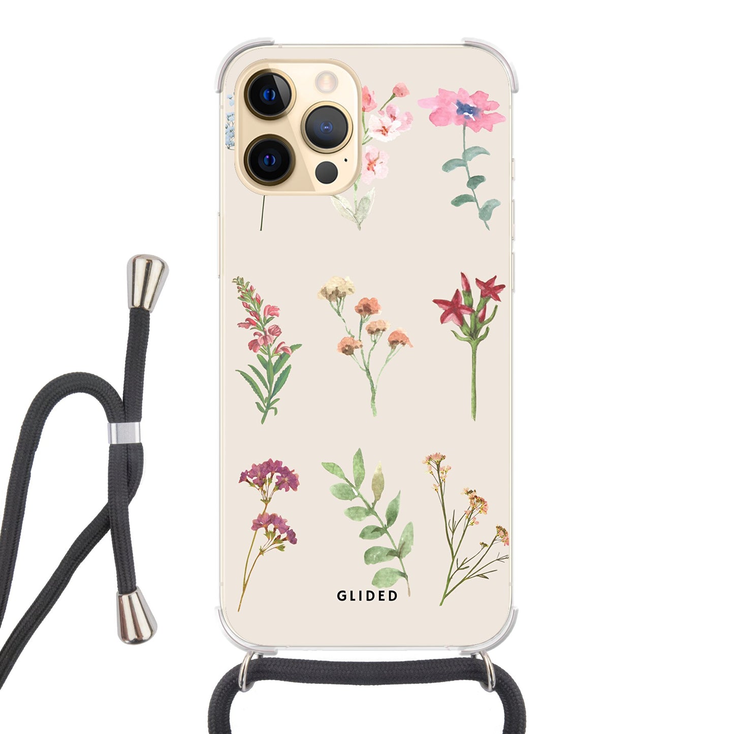 Botanical Garden - iPhone 12 Pro Max - Crossbody case mit Band