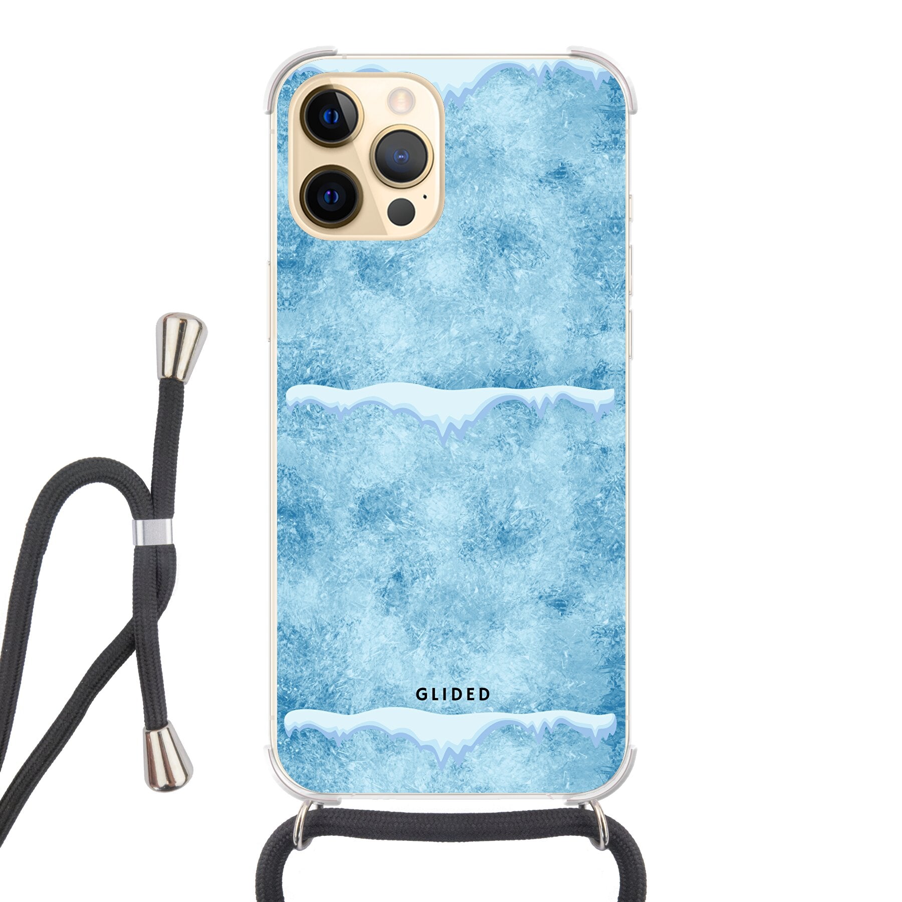 Ice Time - iPhone 12 Pro Max Handyhülle Crossbody case mit Band