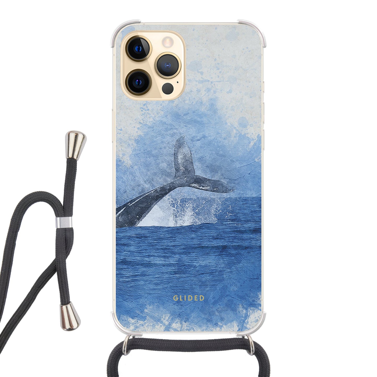 Oceanic - iPhone 12 Pro Max Handyhülle Crossbody case mit Band