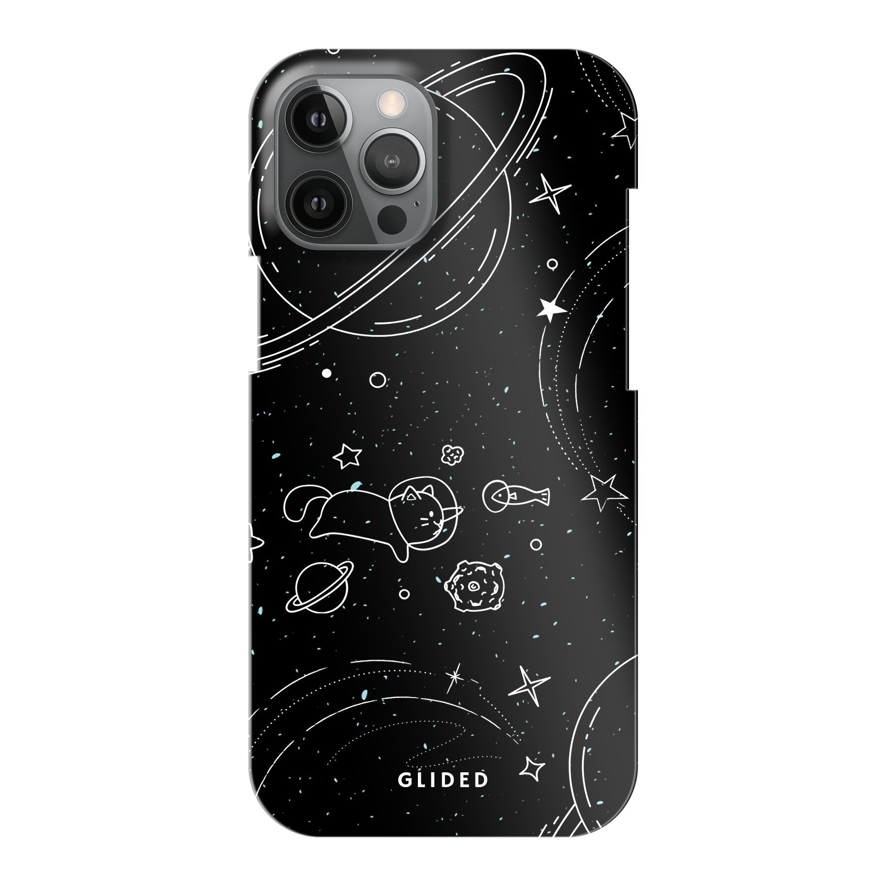 Cosmic Cat - iPhone 12 Pro Max Handyhülle Hard Case