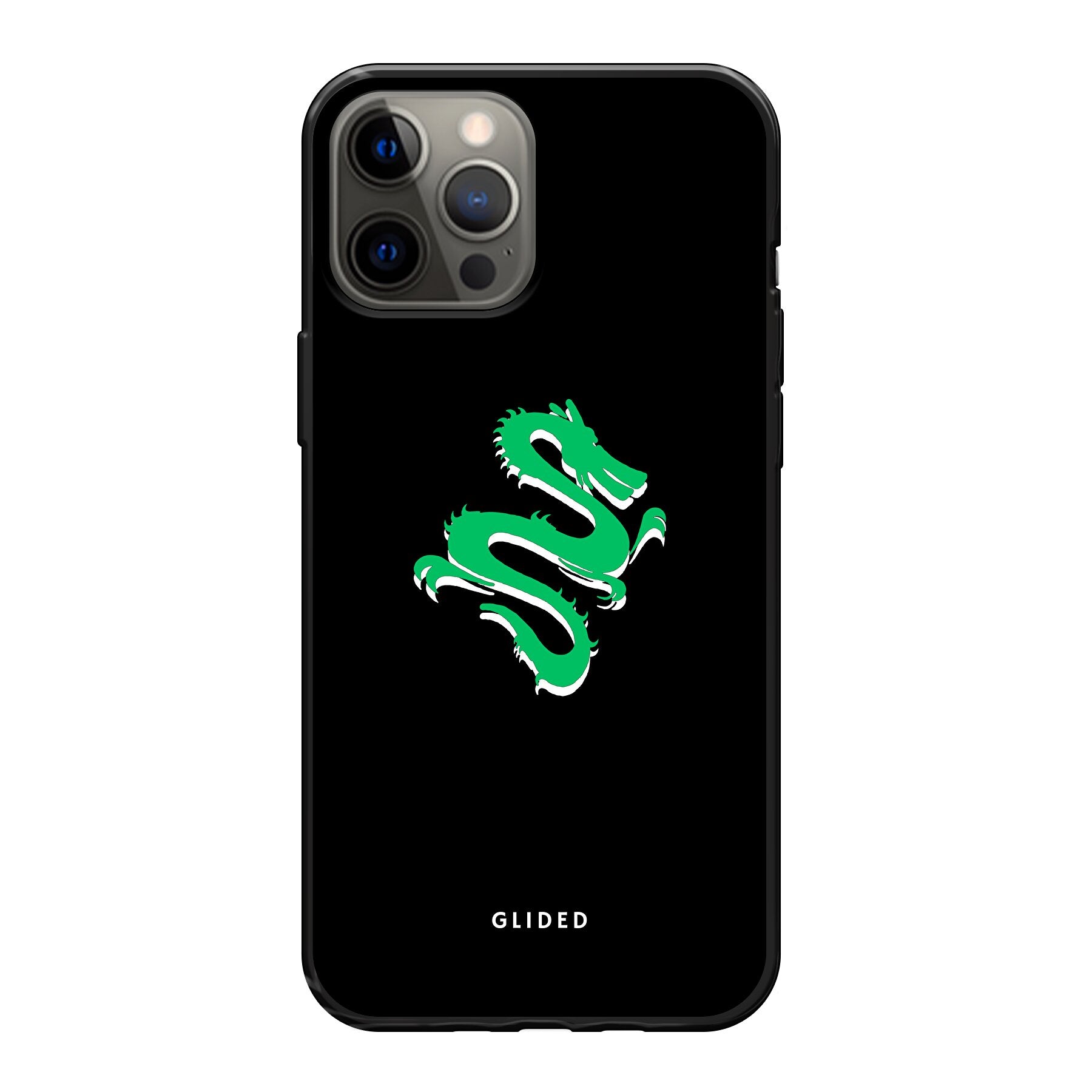 Emerald Dragon - iPhone 12 Pro Max Handyhülle Soft case