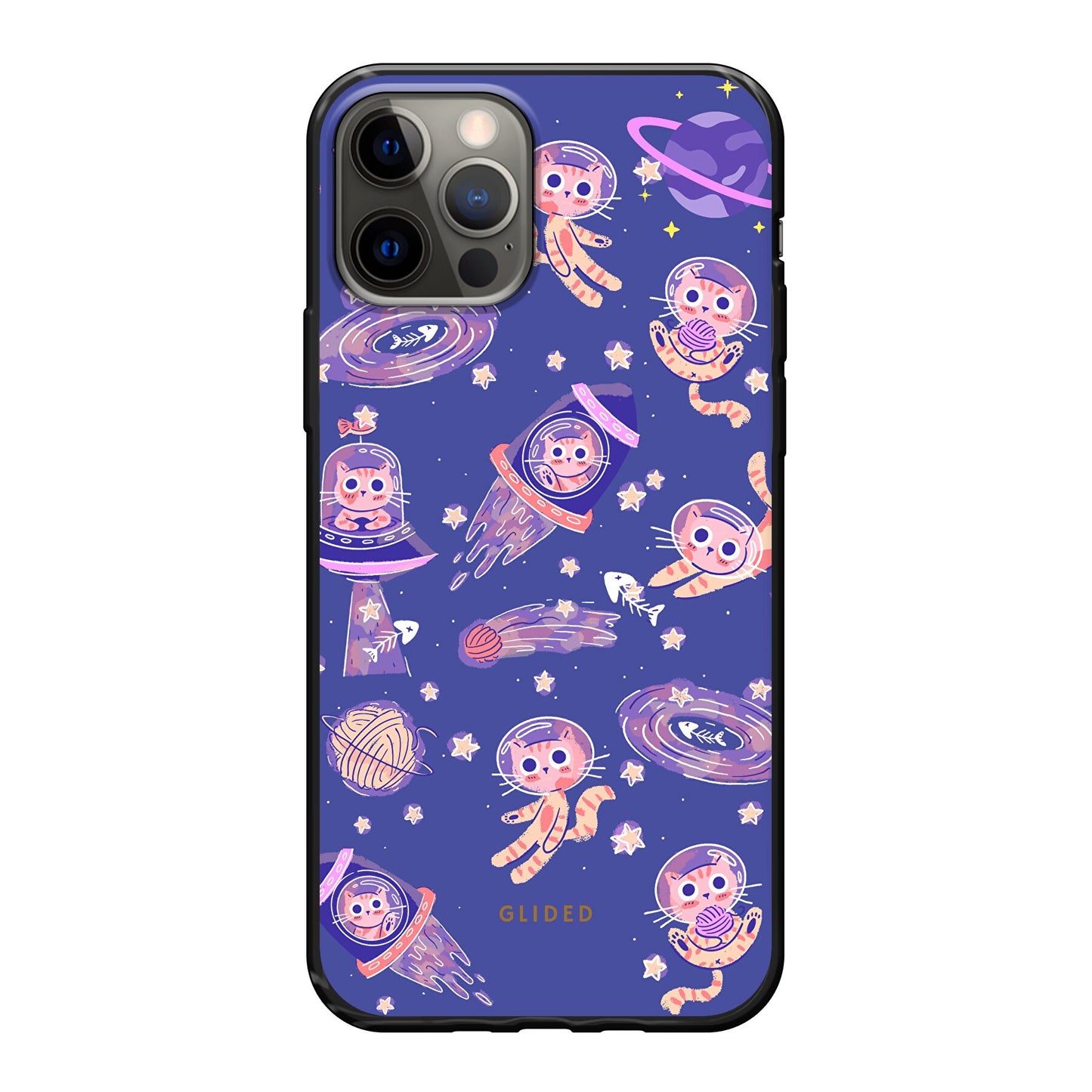 Space Cat - iPhone 12 Pro Handyhülle Soft case