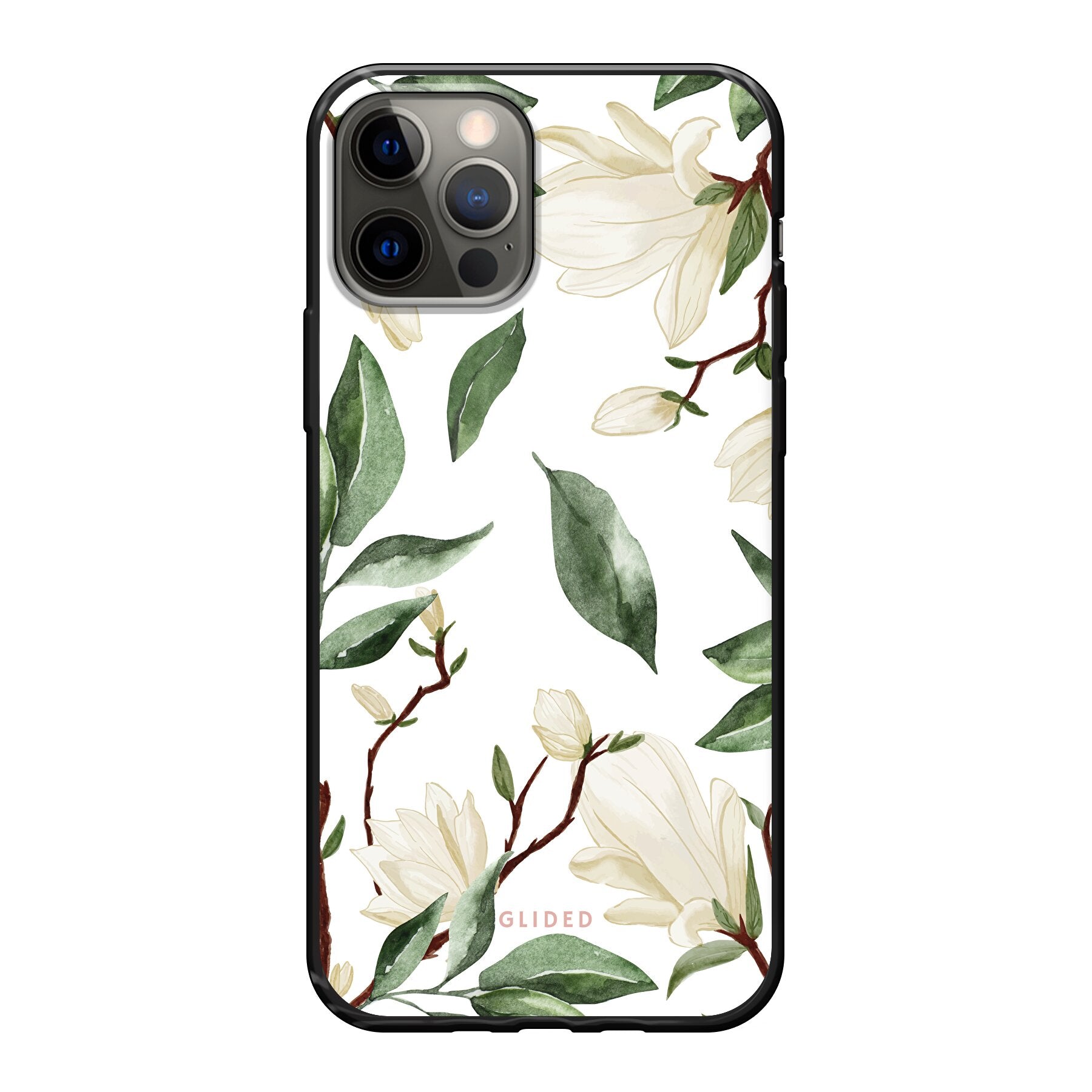 White Elegance - iPhone 12 Pro Handyhülle Soft case