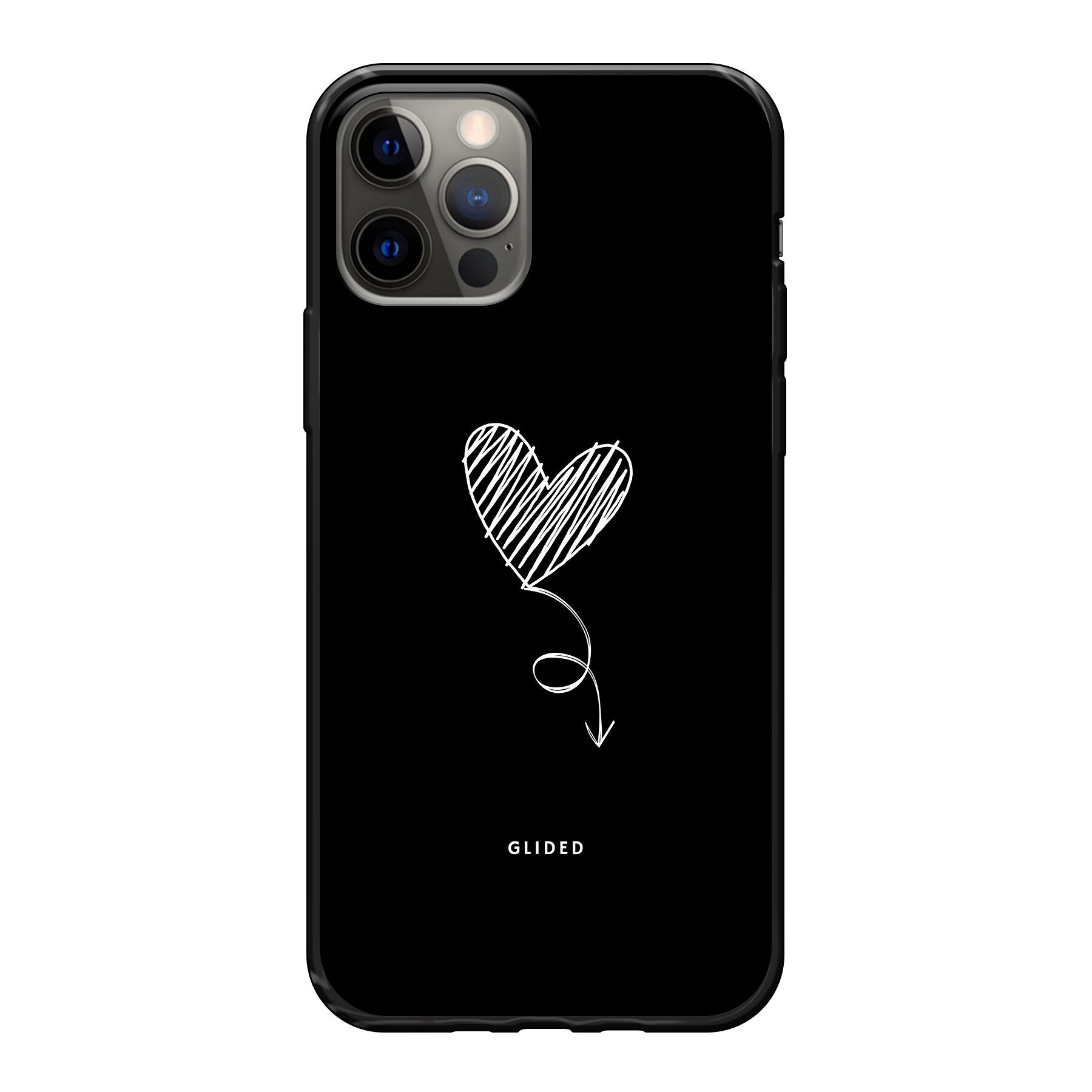 Dark Heart - iPhone 12 Pro Handyhülle Soft case