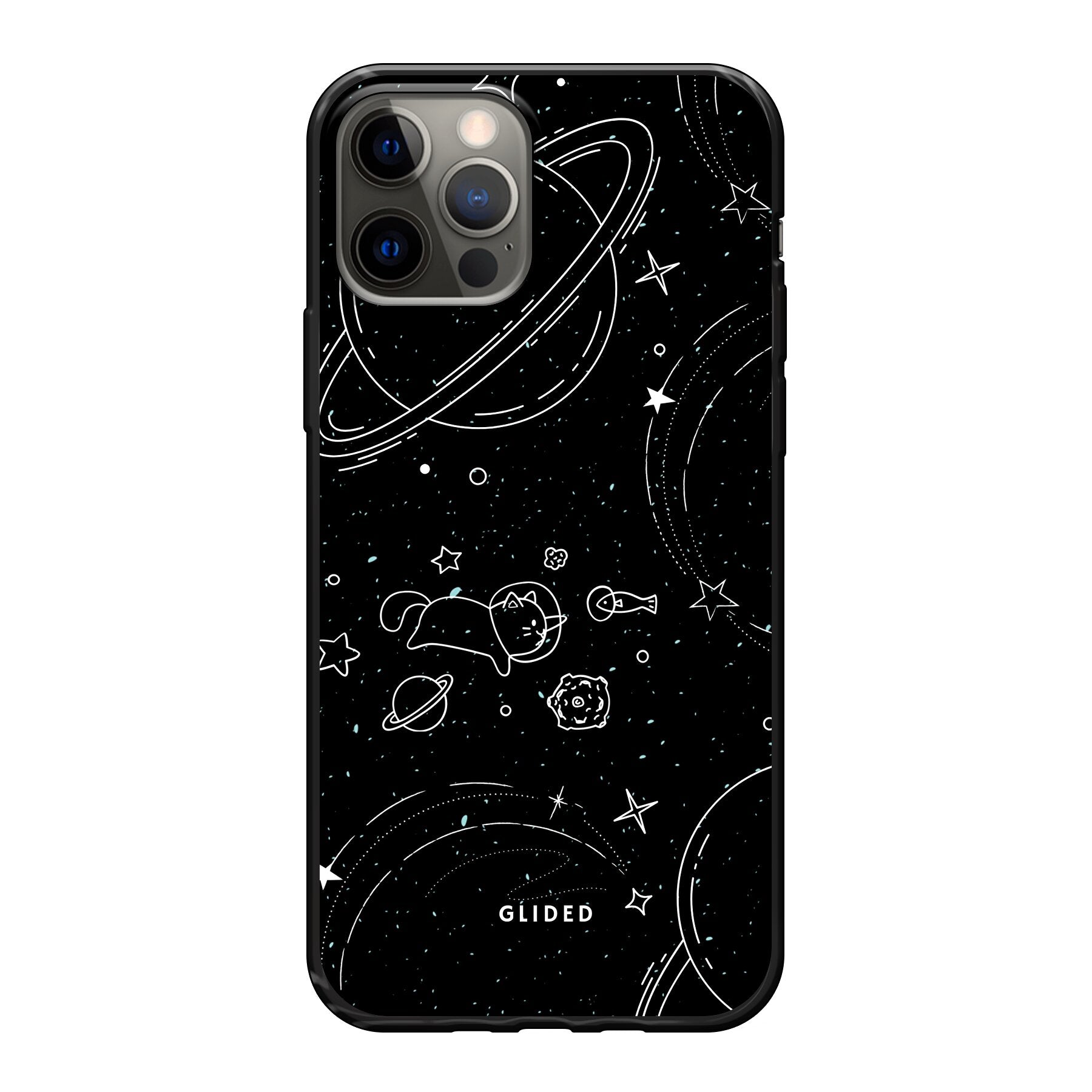 Cosmic Cat - iPhone 12 Pro Handyhülle Soft case