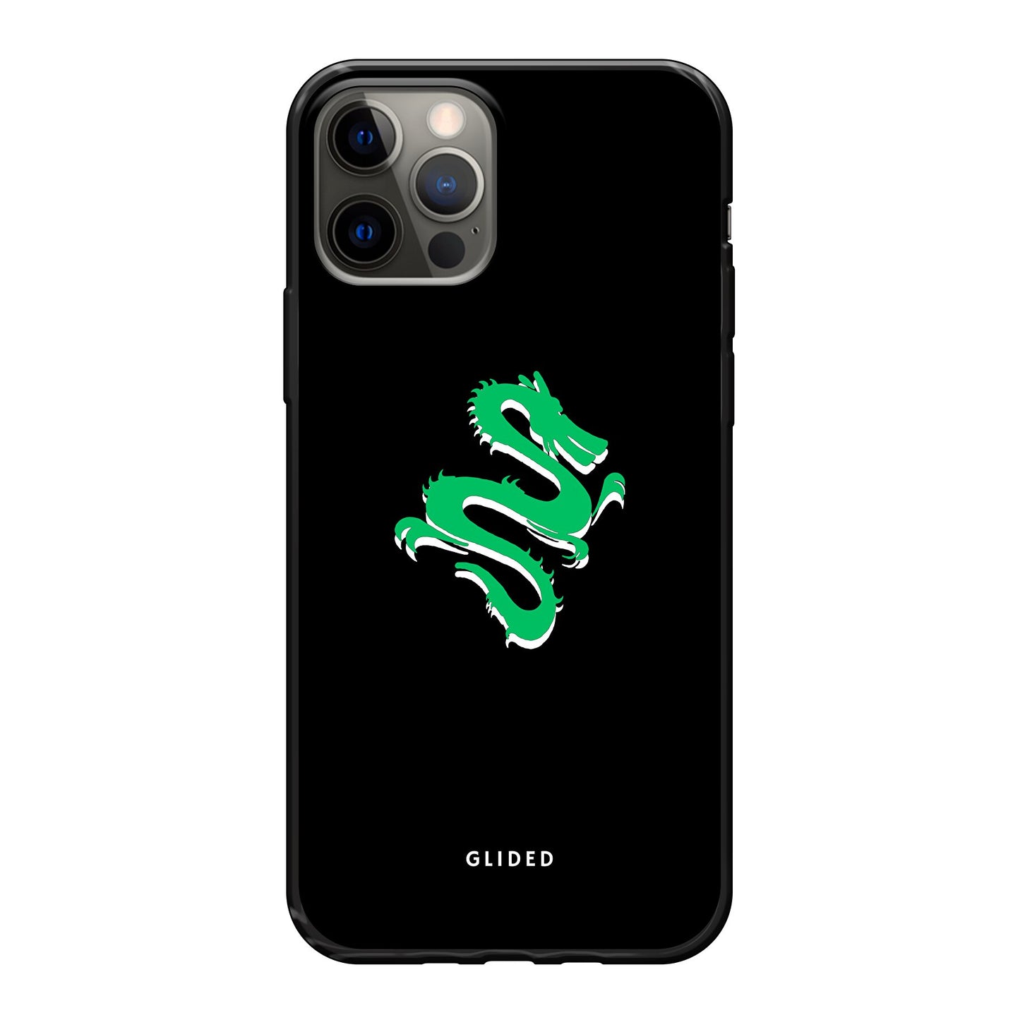 Emerald Dragon - iPhone 12 Handyhülle Soft case