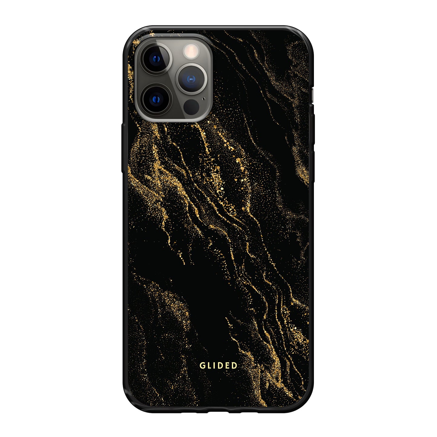 Black Marble - iPhone 12 Handyhülle Soft case