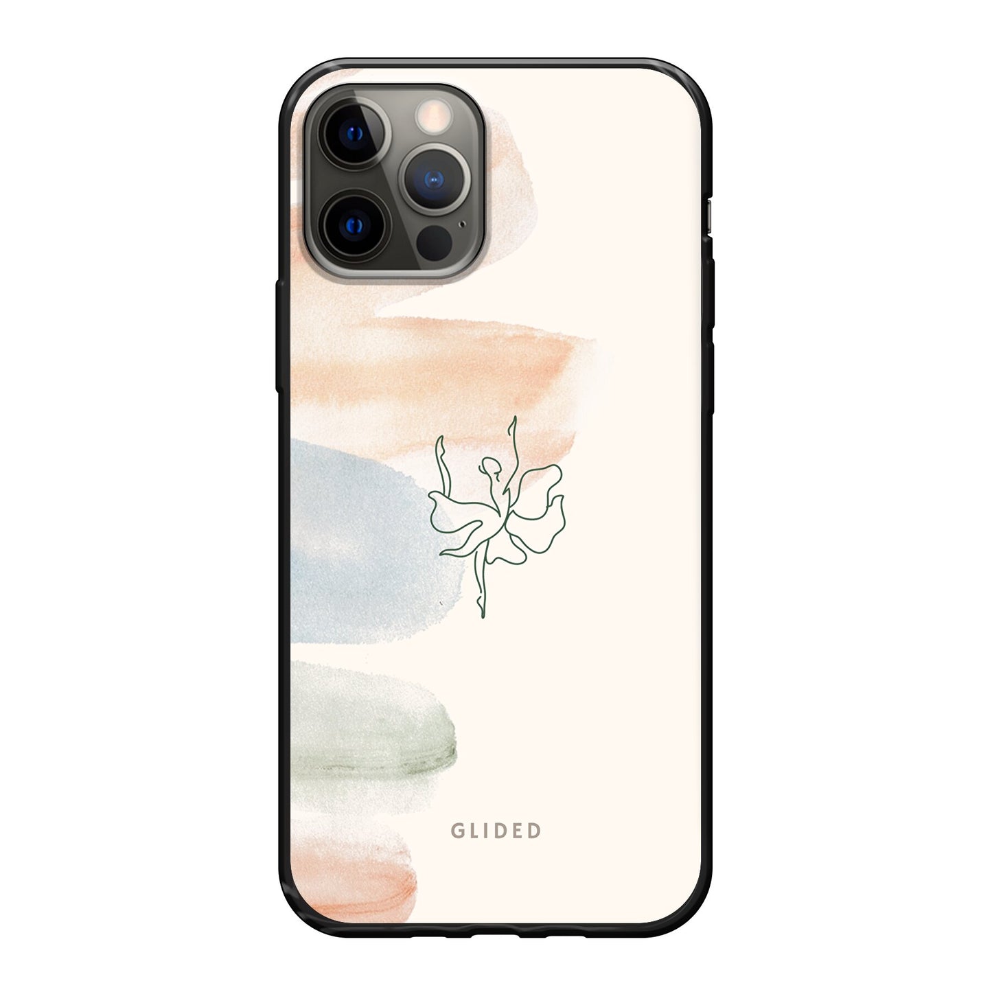 Aquarelle - iPhone 12 Handyhülle Soft case