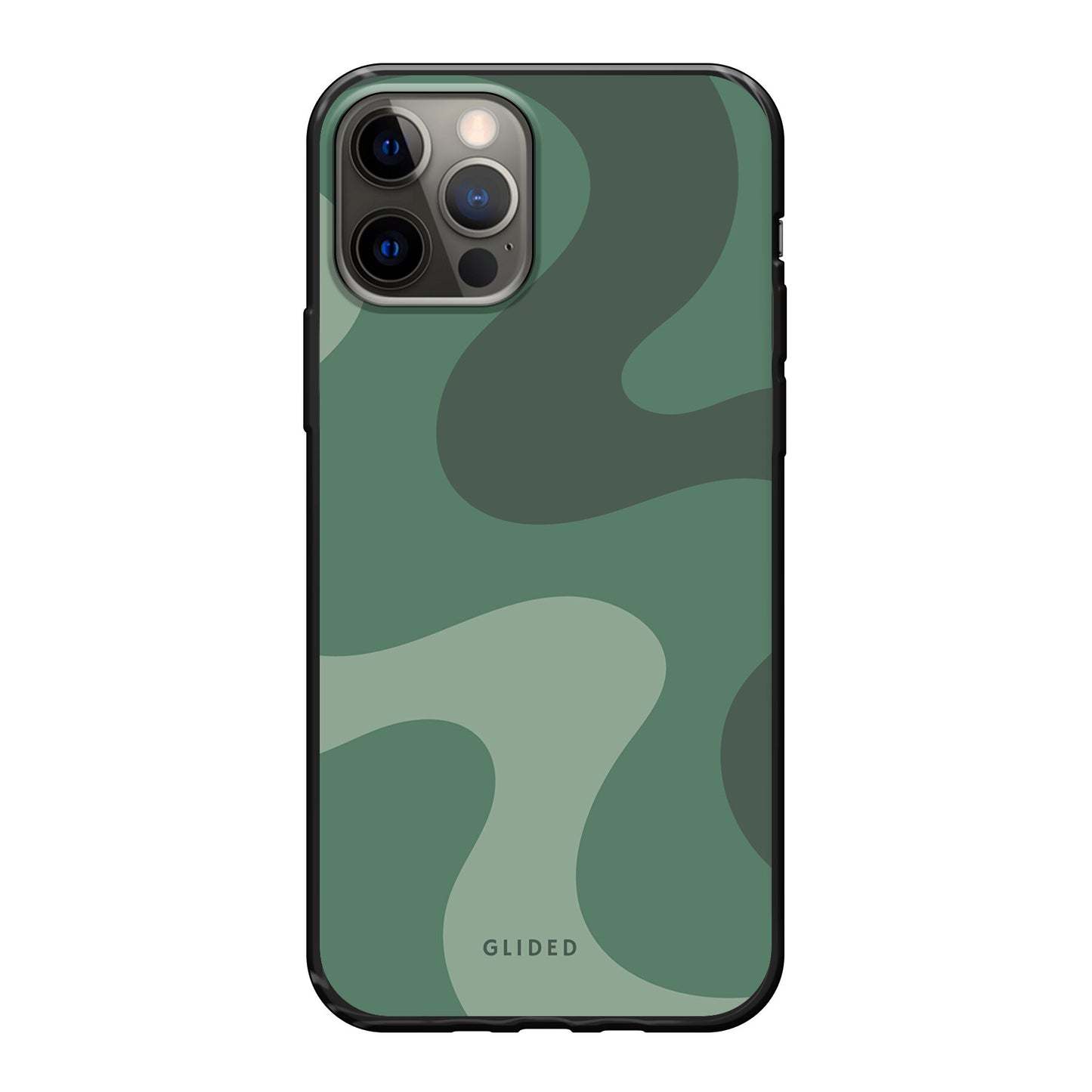 Green Wave - iPhone 12 Handyhülle Soft case